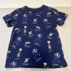 ラルフローレン　コロニアルベアプリントTシャツ ネイビー