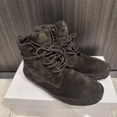 モンクレール　スウェード×ダウン　ブーツ