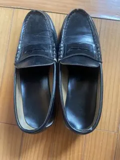 HARUTA 黒ローファー　25EEE