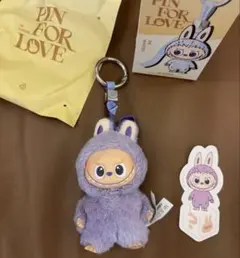 R*様 イニシャルラブブ『？』ぬいぐるみペンダント　はてな　ハテナ