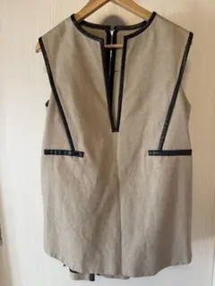 ADORE ベージュ ノースリーブ ベスト サイズ38