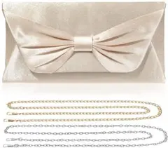 パーティーバッグ　リボン調　アプリコット　10個