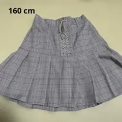 ラブトキシック　レースアップ　チェックスカート160 cm