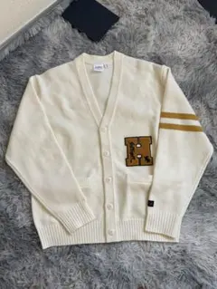 GU ハリー・ポッター Vネックカーディガン ハッフルパフ オフホワイト