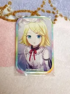 プロセカ 鏡音リン スクエア缶バッジ