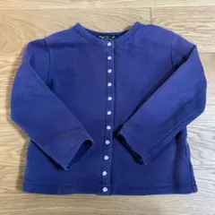 agnès b. ENFANT スナップカーディガン 8ans ネイビー