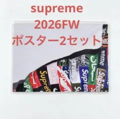 supreme ポスター　2026fw 2枚セット