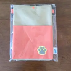 犬用お散歩バッグ 防水 ベージュとオレンジ