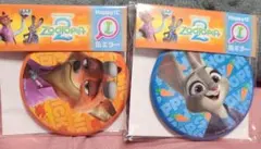 ズートピア2 ハッピーくじ 缶ミラー2種セット ジュディ ニック