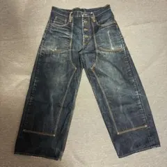 即完品‼️】26SS シュガーヒル ダメージ ダブルニー デニムパンツ 30