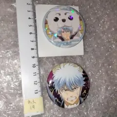 坂田銀時&サダハル ホログラム缶バッジなど　銀魂