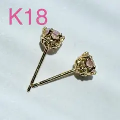 極美品】ジュエリーマキ k18 天然石 ペリドット ピアス - メルカリ
