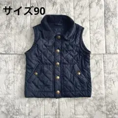 babyGap ネイビー キルティングベスト 90