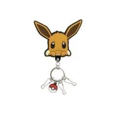 《ポケモン》イーブイ　ラバークリップキーホルダー