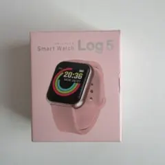 Log 5 スマートウォッチ ピンク 本体