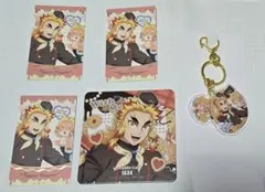 鬼滅の刃 バレンタイン ホワイトデー コースター チョコ風カード アクチャ 煉獄