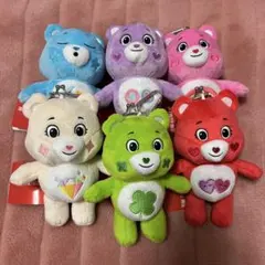 CARE BEARS がまぐちぬいぐるみ 全6種コンプリートセット タグ付き