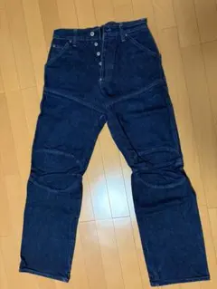 濃紺【W29】ジースターロウ【G-STAR LAW】ストレート デニム ジーンズ