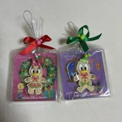 ディズニーリゾート クリスマス クッキー マグネット ドナルド デイジー