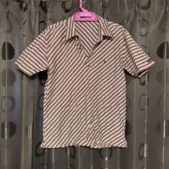 BURBERRY BLACK LABEL ポロシャツ ストライプ柄 サイズ3
