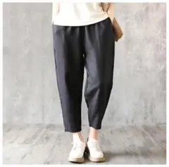 レディースパンツ ガウチョパンツ ワイドパンツ サルエルパンツ 9分丈