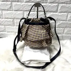 美品 レペット Repetto 2WAY巾着バッグ 花柄 ショルダーバッグのサムネイル