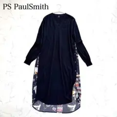ポールスミス　プリンテッドソフトエクスプローラーワンピース　カシミヤ　Mサイズのサムネイル