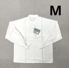 新品　GUNZE シャツ　長袖　アイボリー　裏起毛　オーガニックコットン　M