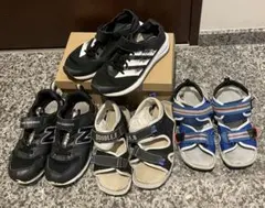 アディダス　ニューバランス　ダブルビー　サンダル　4足　おまとめ　セット