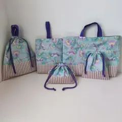 608. ユニコーンバレエ　入園入学5点セット　ユニコーン