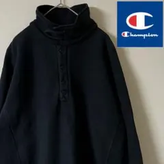 champion（チャンピオン）リバースウィーブ ハーフスナップ/L/ブラック