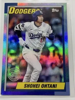 2025 Topps Update 大谷翔平 1990 インサート 青枠 ブルー