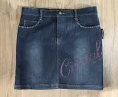 【美品】mezzo pianoデニムスカート (160cm)