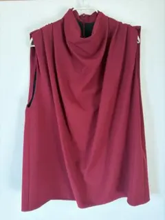 ZARA ノースリーブ トップス ボルドー