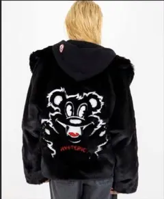 HYSTERIC GLAMOURベアー刺繍フェイクファーブルゾン　美品