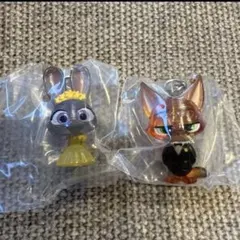 ズートピア2 めじるしアクセサリー　ニック　ジュディ B 2点セット