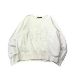 polo by Ralph Laurenスウェット オフホワイト L ボロ