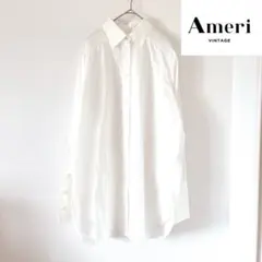 【Ameri】SHIRRING SHOULDER OVER SHIRT シャツのサムネイル