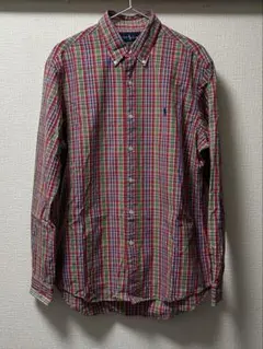 Ralph Lauren CUSTOM FIT BDマドラスチェックシャツ
