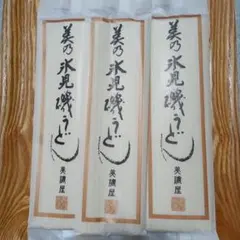 美濃屋 氷見磯うどん 手延べうどん 3袋