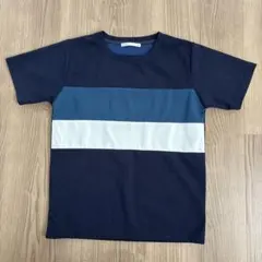 【ikka】Tシャツ ネイビー系 M