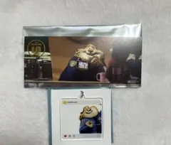 ズートピア　カフェ　クロウハウザー　箔押しカード　アクリルキーホルダー