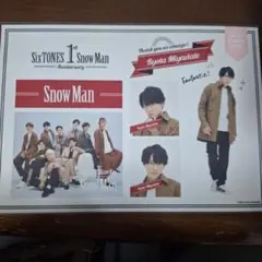 SixTONES 1st Snow Man ステッカー