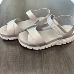 COLE HAAN コールハーン サンダル シルバー ゼログランド24.5センチ
