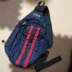 Coleman ネイビー/レッド ショルダーバッグ