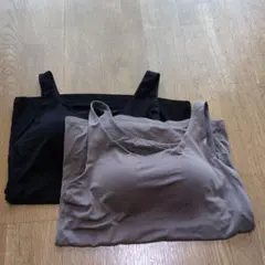HEATTECH ブラトップ 2枚セット ブラック ベージュ