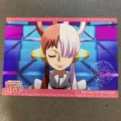 メルカリ最安！ワンピース【ウタ　バースデーブロマイド】