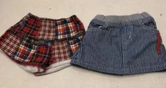 ミキハウス　ホットビスケッツ　80サイズ スカート