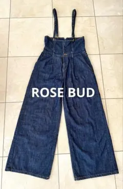 ROSE BUD デニムサロペット オーバーオール