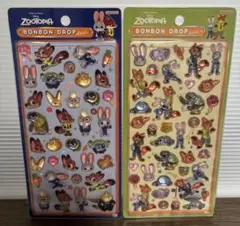 ボンボンドロップシール　ズートピア第一弾 正規品 希少 &第二弾